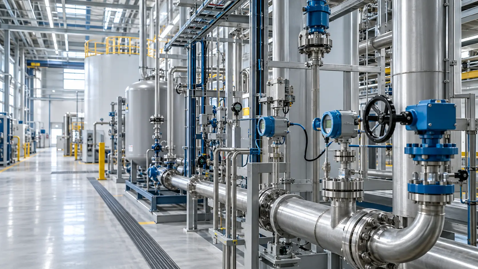 Infraestrutura técnica em ambiente industrial contemporâneo
